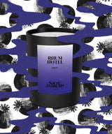 bougie sacré français Rhum Hotel avec motifs épices